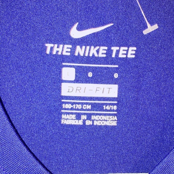 Nike Blue Cubs Baseball Tee dry fit - Picture 4 of 4